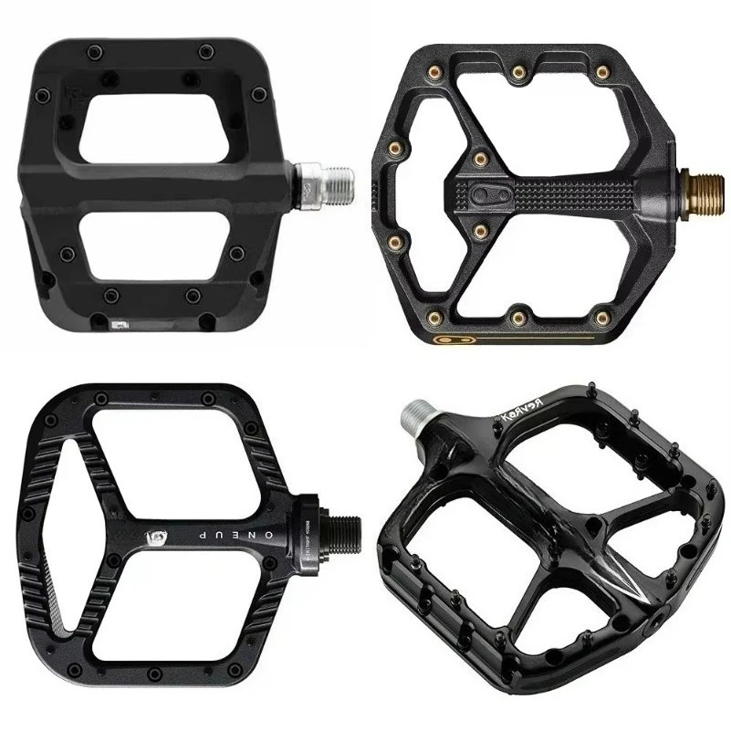 Mountain Bike Bike Pedal - Platform Bike Titanium Pedal, Minimum Contour, Adjustable Grip