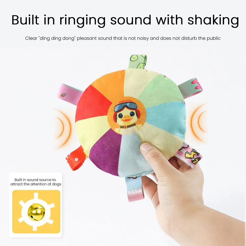 Colorful Dog Sounding Toy Pet Chew Toy With Built-in Rattle Interactive Play Toy For Small/Large Dogs Safe Pet Supplies