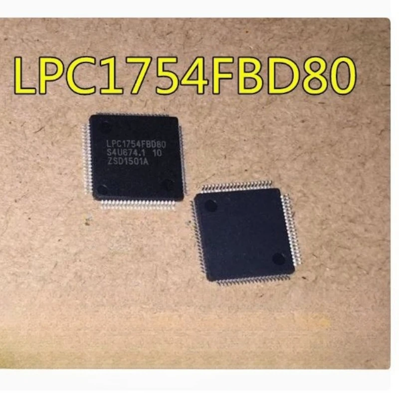 5 قطعة/الوحدة LPC1754 1758FBD80 LQFP80 متحكم صغير قابل للتطوير 32 بت (MCU) على أساس ARM Cortex-M3