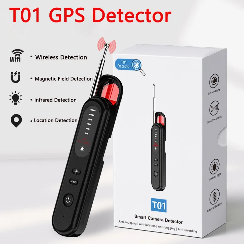 T01 Anti-Spy Hidden Camera Detector Anti Candid Wireless Hidden Devices Finder  Tracker Hacking Gadget Spy Gadgets Professional
