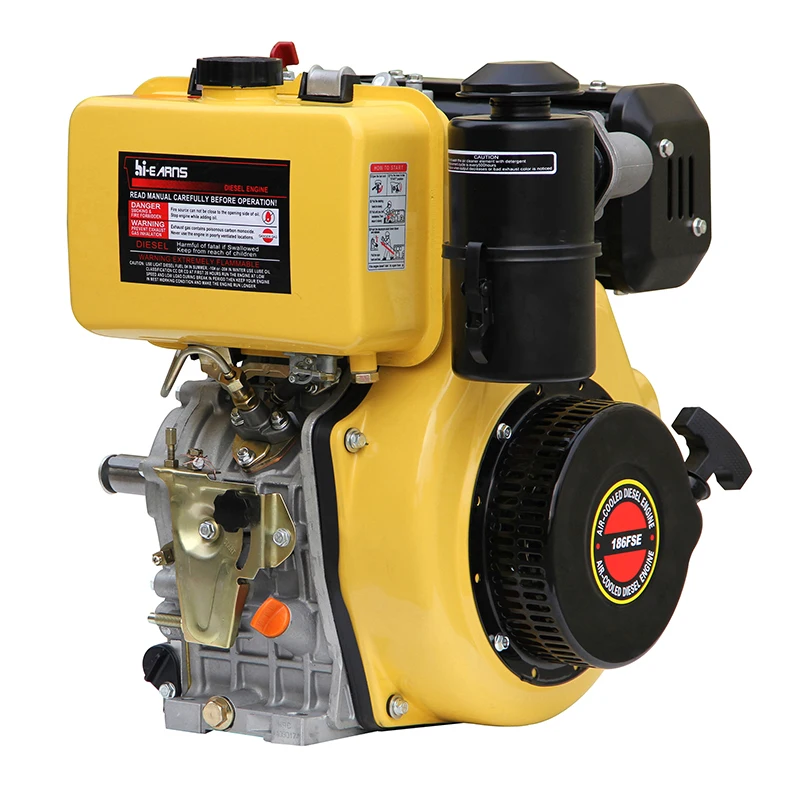 

8hp HR186FS Electric Start Single Cylinder Air-Cooled Engine Easy Operate Euro 5 Emission Standard