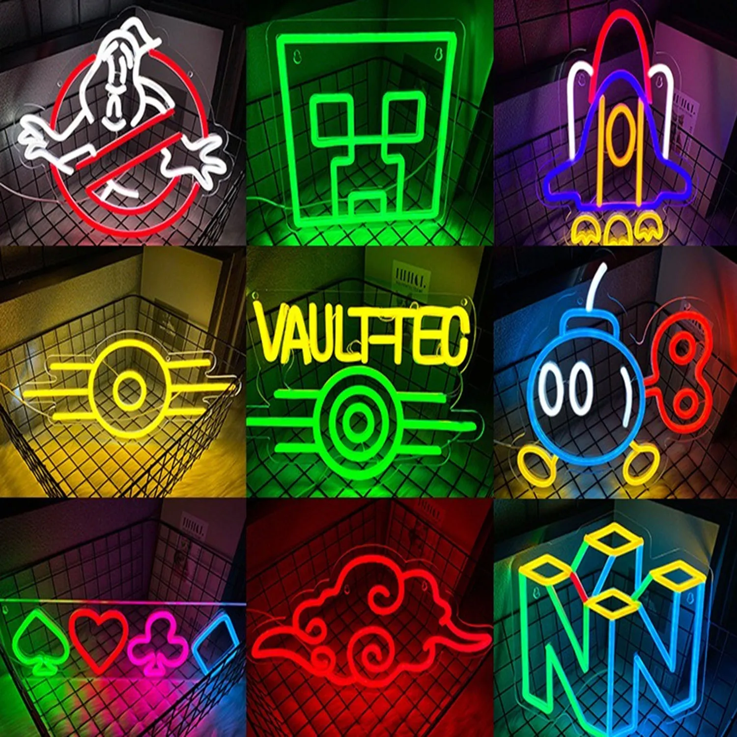 

Game Neon Sign Art Wall Light Usb Led Neon Light for Beer Bar Home Stores Party Gaming Room Bedroom Decoration Gift Night Light