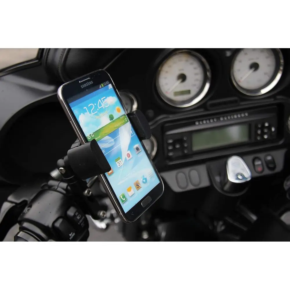 حامل عالمي للتحكم في الدراجات النارية 4-31001-B-TechGripper - حامل الأكثر الاعتمادًا للهواتف مع أو بدون حافظة! - إضافي #4
