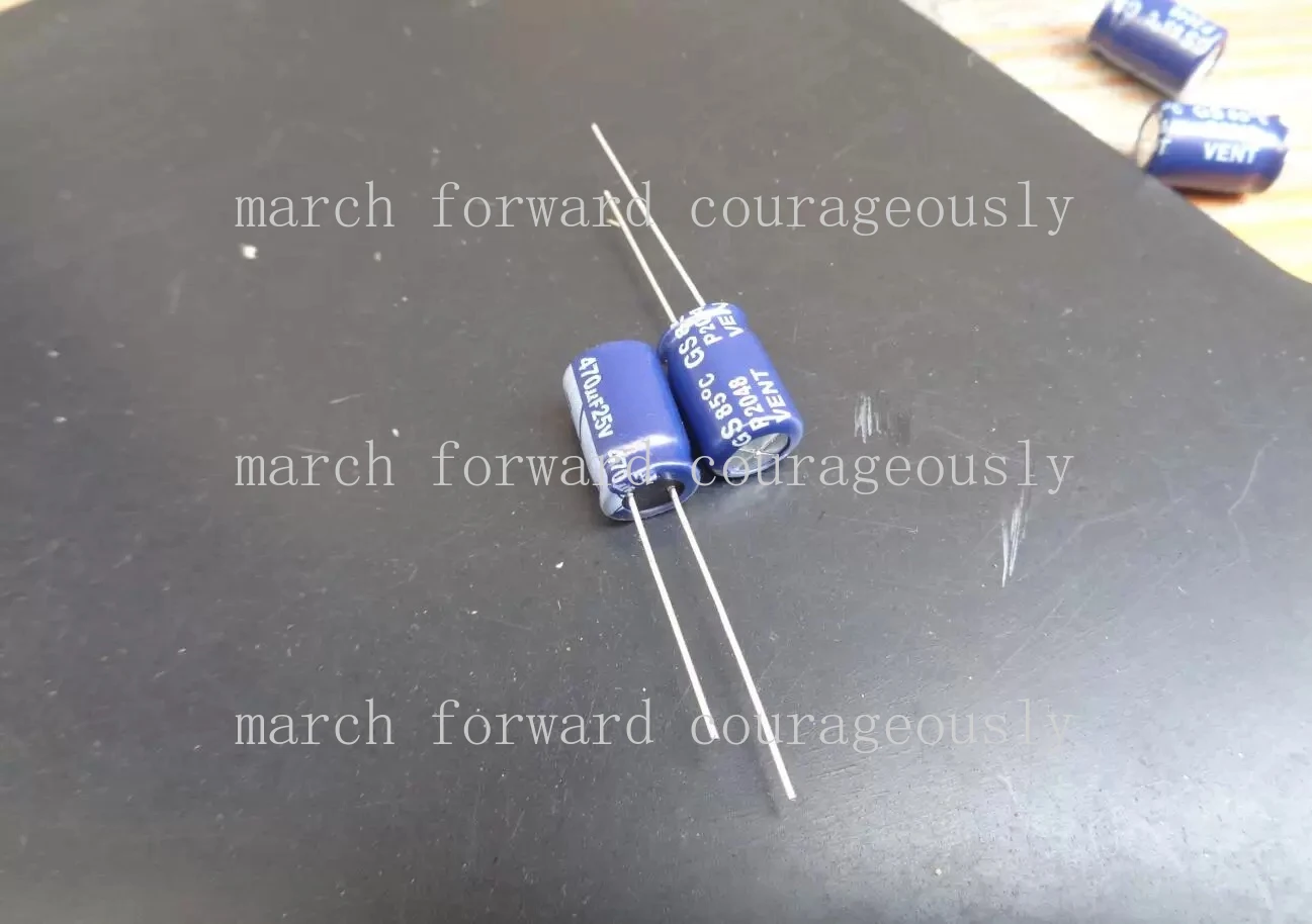

100pcs for CAPXON GS Blue 25V 470UF Small size 8X12