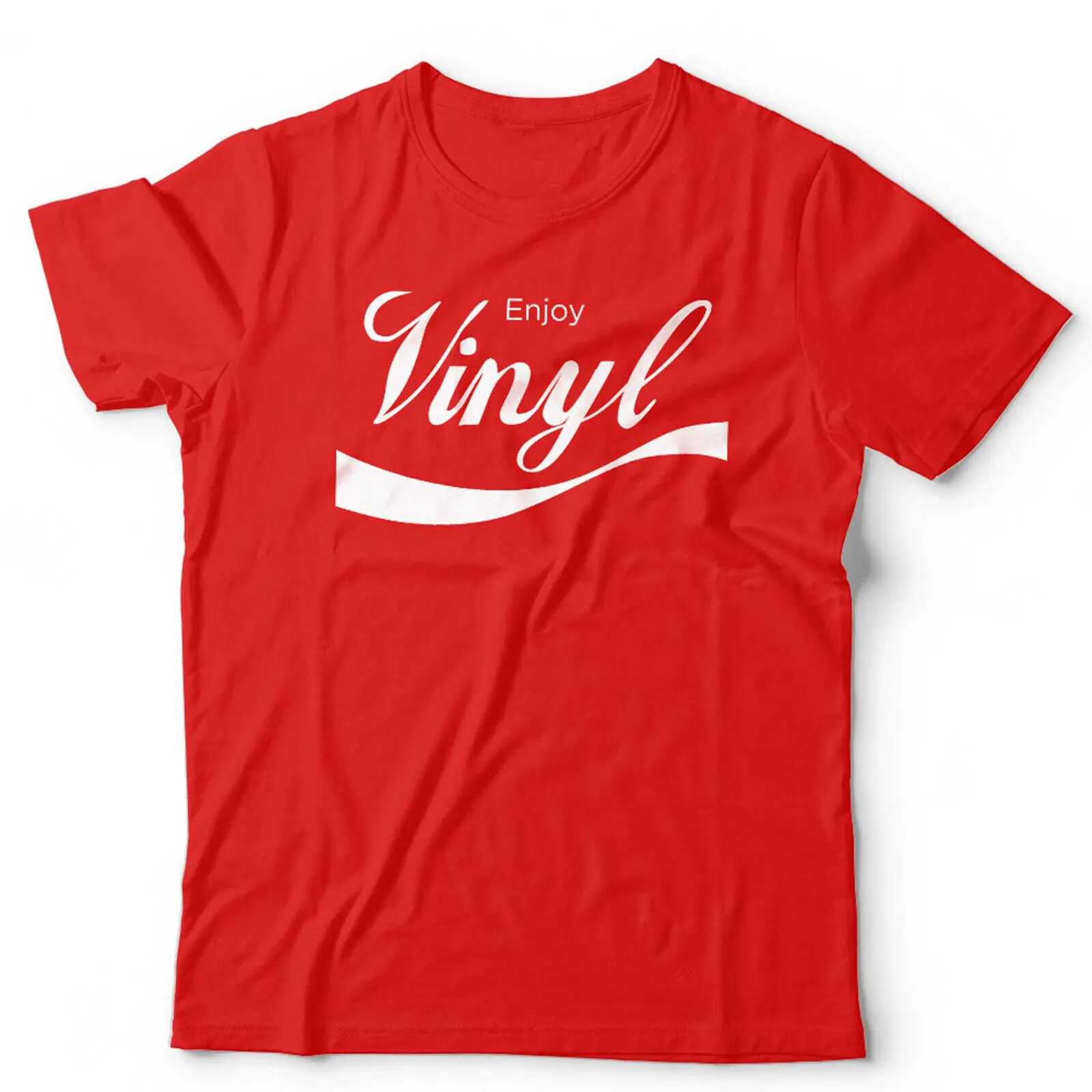 Enjoy Vinyl T Shirt Retro Vintage Junkie Funny Music Turntable