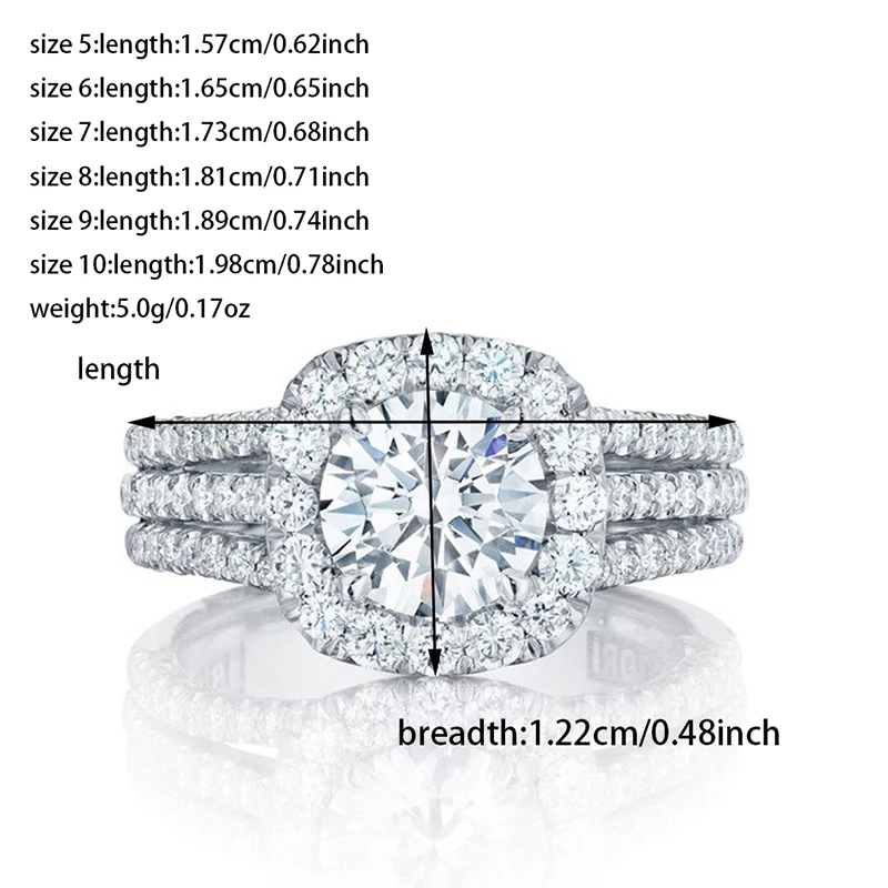 Moonso Arrival Luxury Gold Silver Color Engagement Ring for Women Anniversary Gift Jewelry Wholesale R8444b