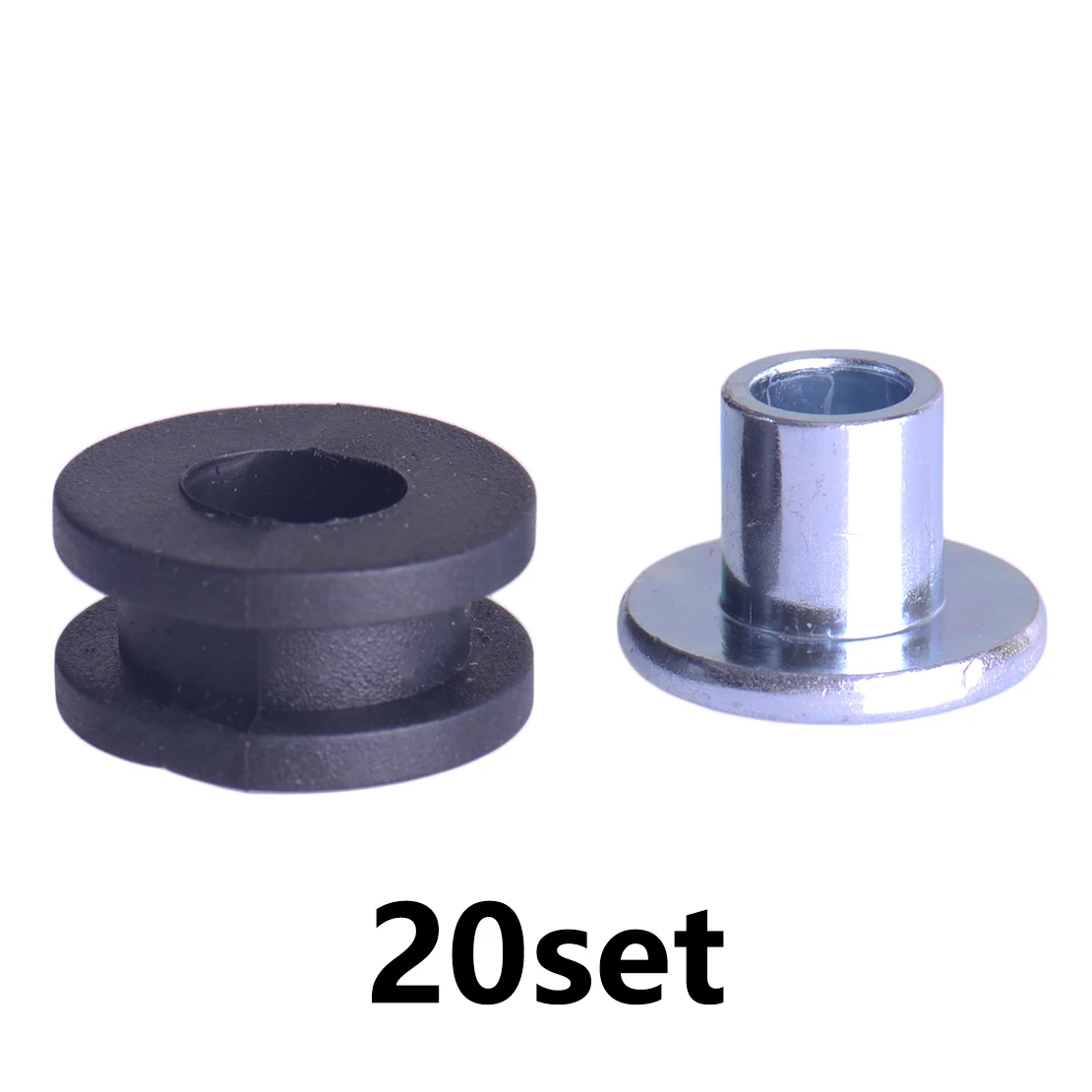 20 Sets Motorcycle Fairing Cowling Rubber Grommet Seal Ring Bolt Pressure Relief Cushion Pad Bushing Shockproof High Quality New