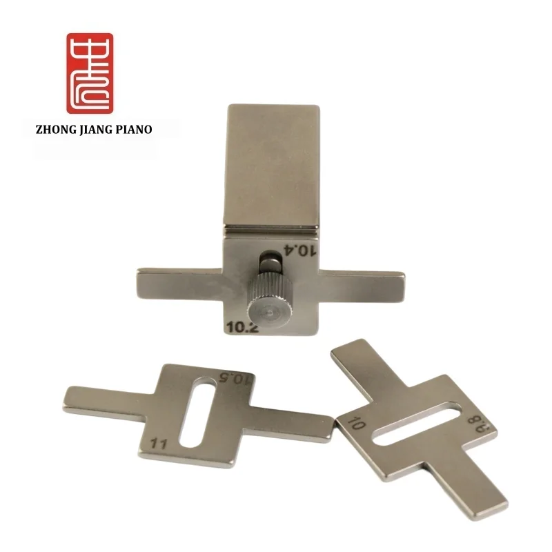 Piano Key Depth Measurement Counterweight Key Depth Gauge Metal Measuring Block Piano Tuning Tool