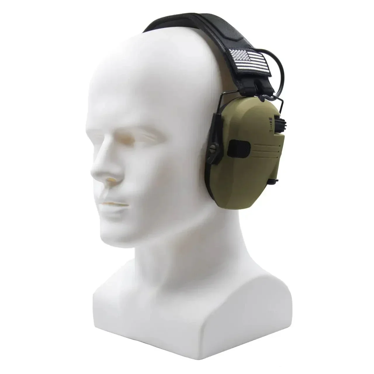 Tactical Electronic Shooting Earmuff Outdoor Sports Antinoise Headset Sound Amplification Hearing with 5.1 Bluetooth adapter