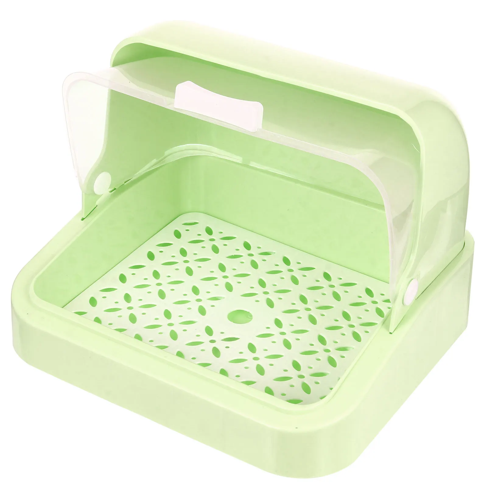 

Baby Bottle Storage Box Large Capacity PP Material Dry Rack Dust Proof Feeding Organizer Baby Supplies Countertop Storage