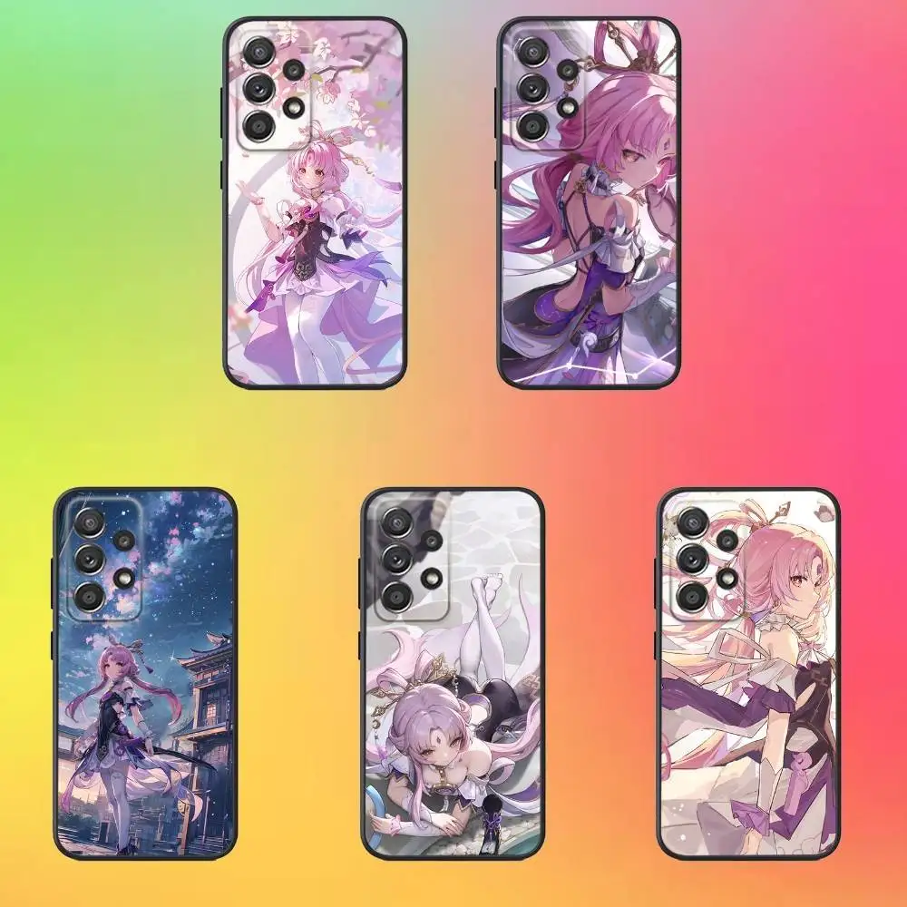 

H-Honkai Star Rail Fu Xuan Phone Case For Samsung S25,S24,S21,S22,S23,S30,Ultra,S20,Plus,Fe,Lite,Note,10,9,5G Black Cover