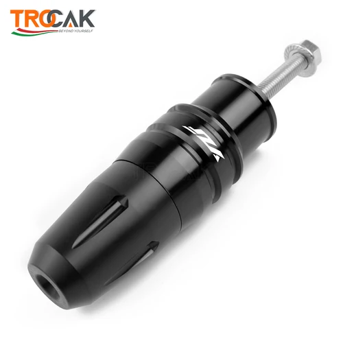 Imagen 2 del producto Para YAMAHA YZF-R3 YZFR3 YZF R3 motocicleta CNC marco escape deslizante protección contra choques almohadilla con logotipo