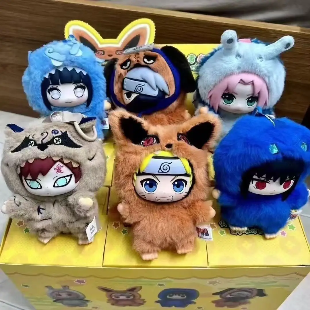 

Горячий Наруто Итачи Саске Какаши Гаара серии слепая коробка модная игрушка-фигурка плюшевая подвеска коллекция подарок на день рождения