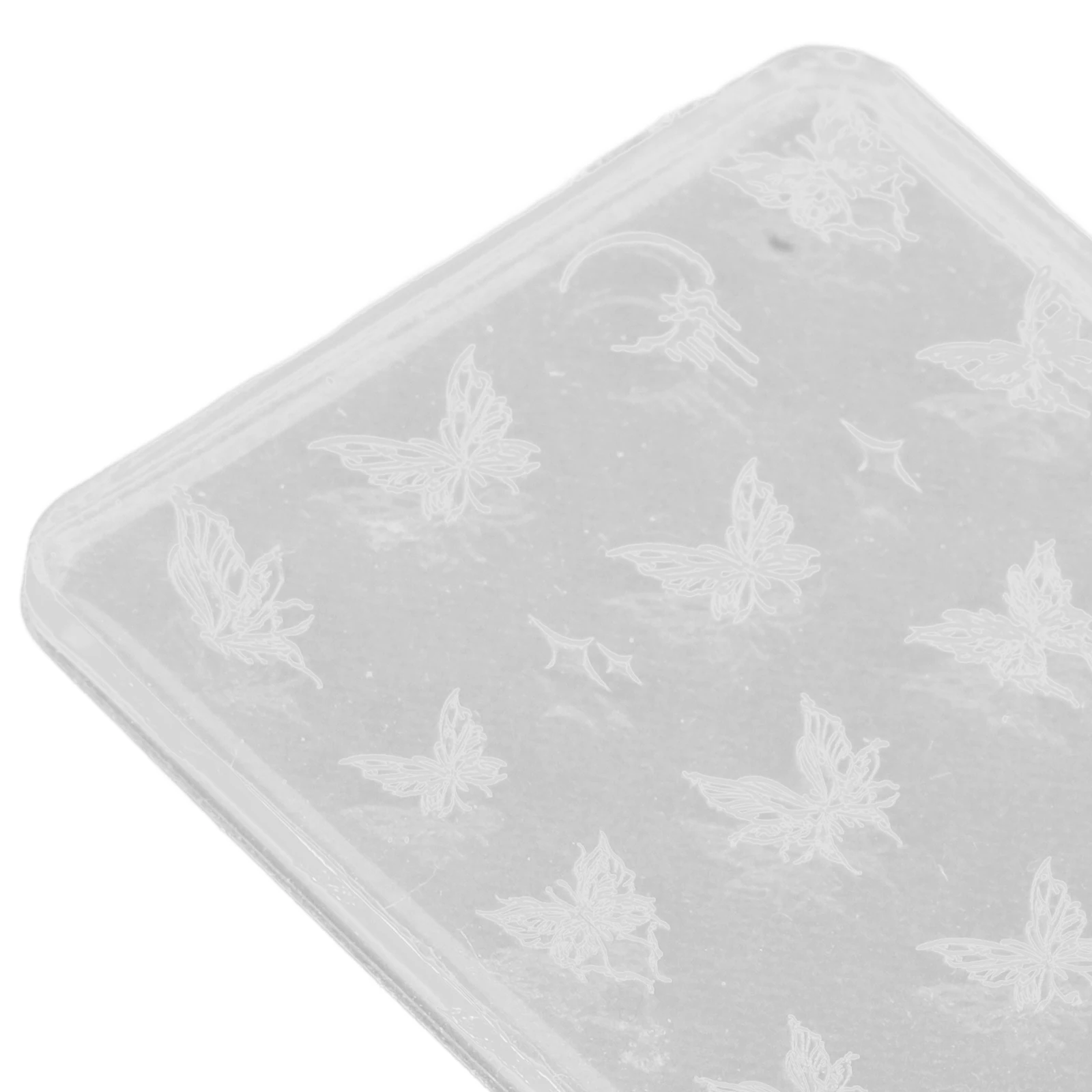 3D Silicone Nail Art Mold with Embossed Design for Bohemian Style DIY Manicure Baking Clay Craft Decoration Nail Charm Mold