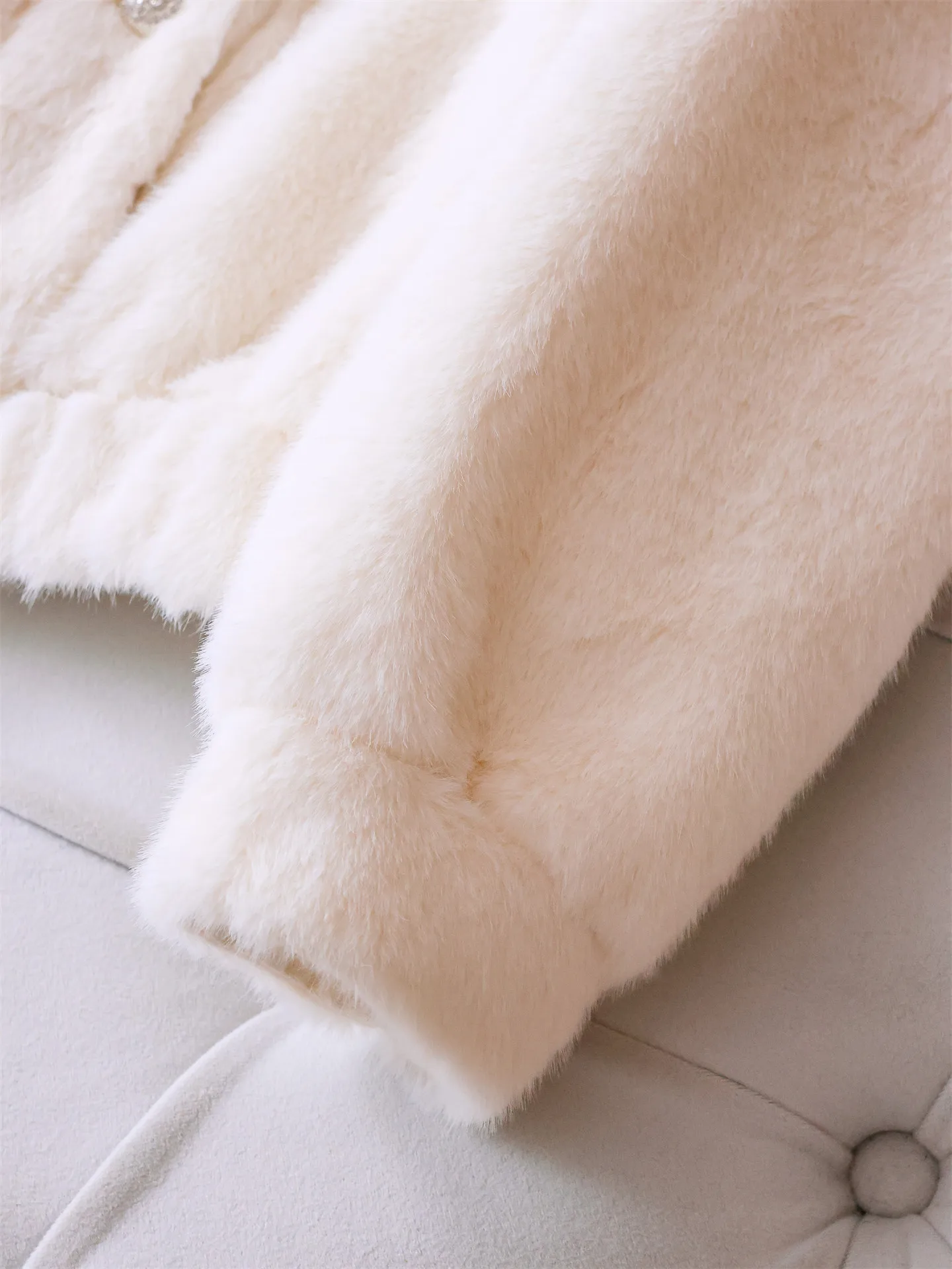 سترة شتوية كاجوال نسائية شتوية من القطيفة بلون سادة وصديقة للبيئة وسميكة ودافئة وأكمام طويلة ومتعددة الاستخدامات #5