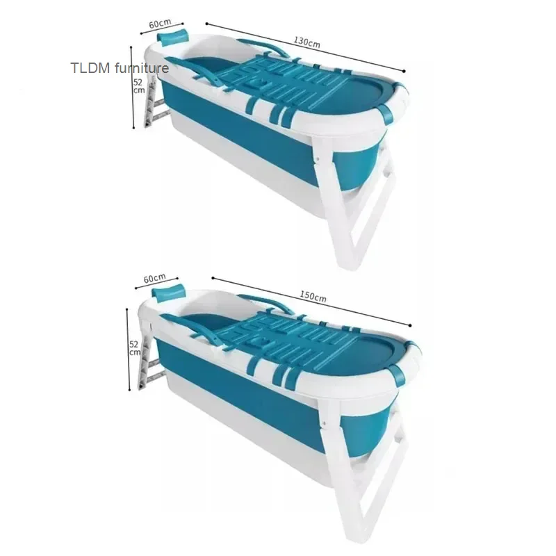 Modern Folding Portable Bathtubs Home Ice Bath Swimming Pool Adult Bathtub Simple Indoor Hot Tub Plastic Large Full Body Bathtub