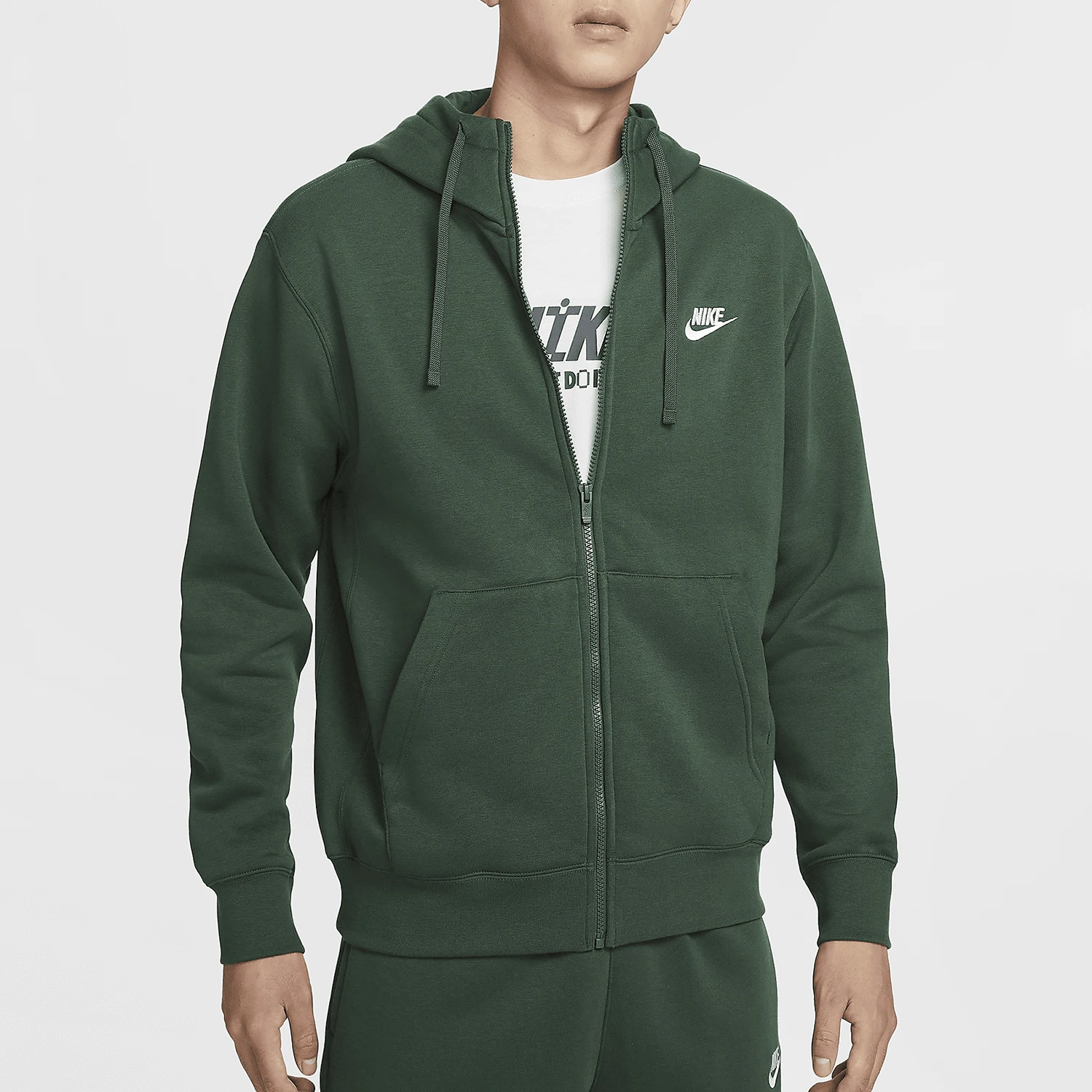 

Nike Genuine New Men's Full-Zip Fleece Warm Casual Jacket BV2646-323