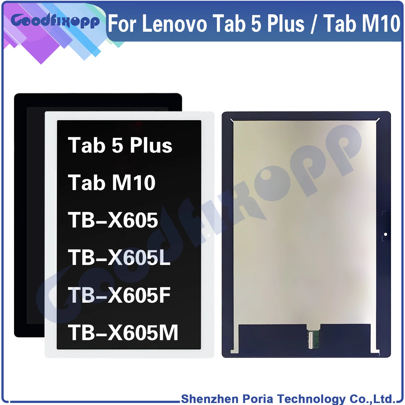 

New 10.1" LCD For Lenovo Tab 5 Plus Tab M10 X605 TB-X605 TB-X605L TB-X605F TB-X605M LCD Display Touch Screen Digitizer Assembly