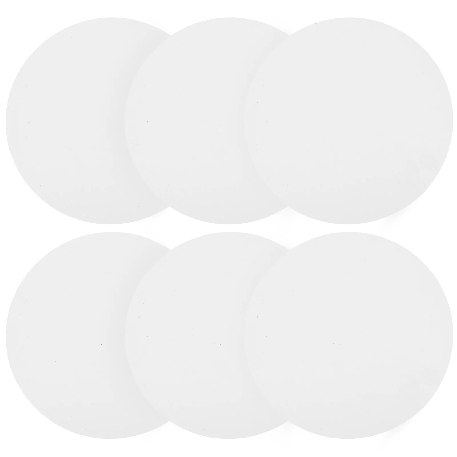 

6 PCS Large Round Canvas Oil Painting Board Drawing Artist Boards DIY Office