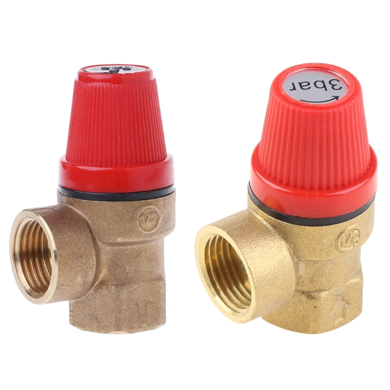 Brass Safety for Valve Drain Relief Swithch For Solar Water Heater Double Inner