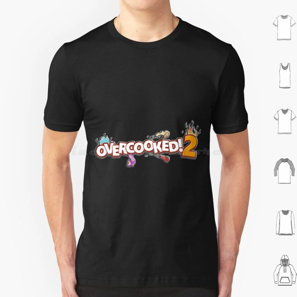 Overcooked 2 Mature Cook T Shirt Cotton Men Women DIY Print Overcooked Overcooked 2 Cooking Cook Video Game Chef Kevin Tomato