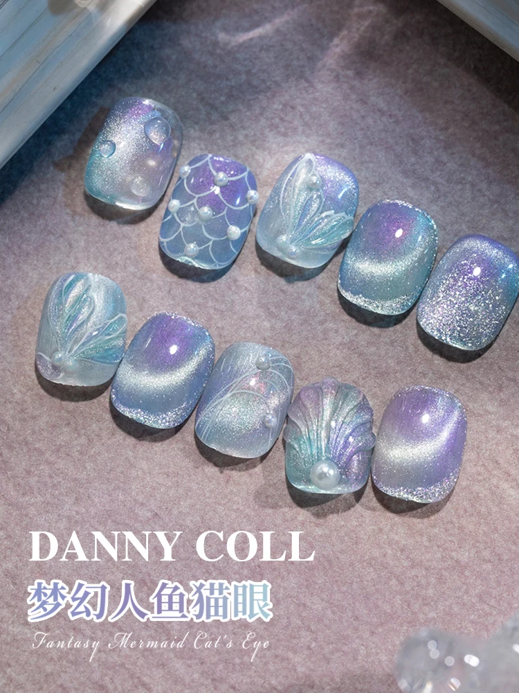 Danny coll 6 Colors Cat eye Gel Nail Polish Nail Kit Set Gel Polish Set Easy Soak Off 15 ml Gel Polish Nail Salon Profession