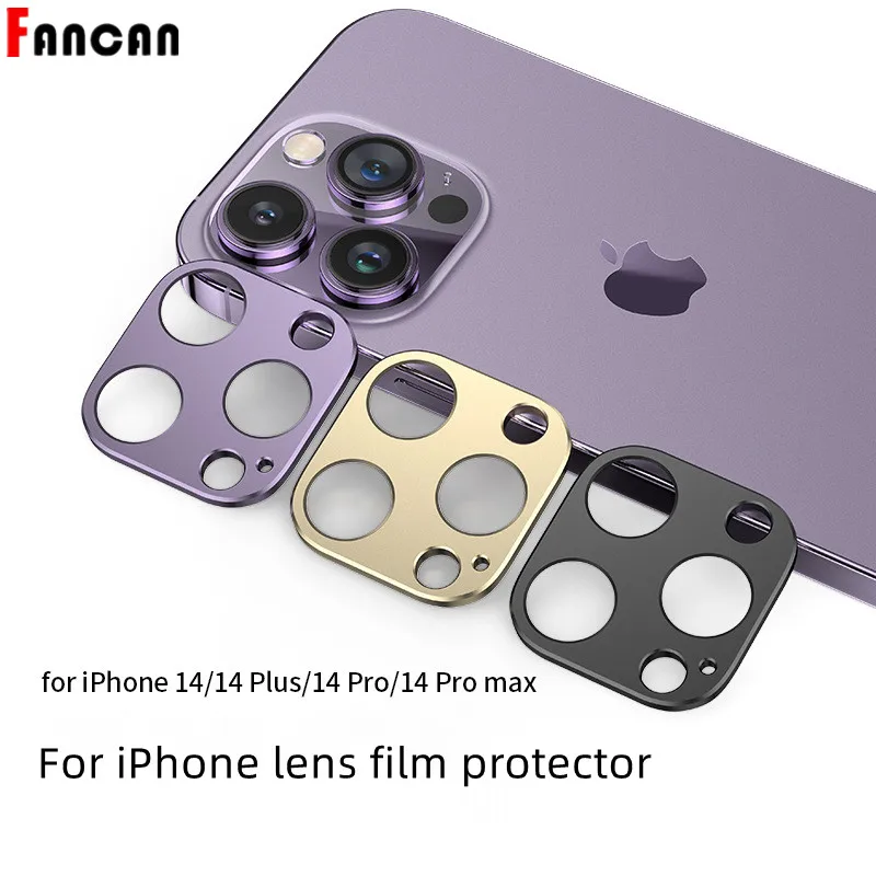 

For iPhone 14 Pro 14 Pro Max Camera Lens Protector 2022 Anti-Fingerprint/Anti-Scratch Aluminum Alloy Camera Lens Protector Film