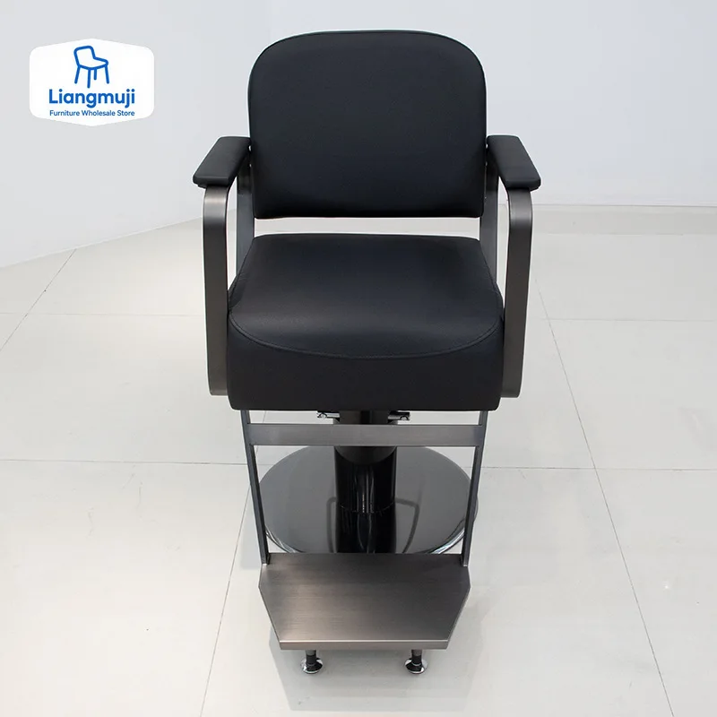 

Beauty Round Barber Chairs Professional Ergonomic Equipment Salon Chair Luxury Armchairs for Barbershop Salon Furniture