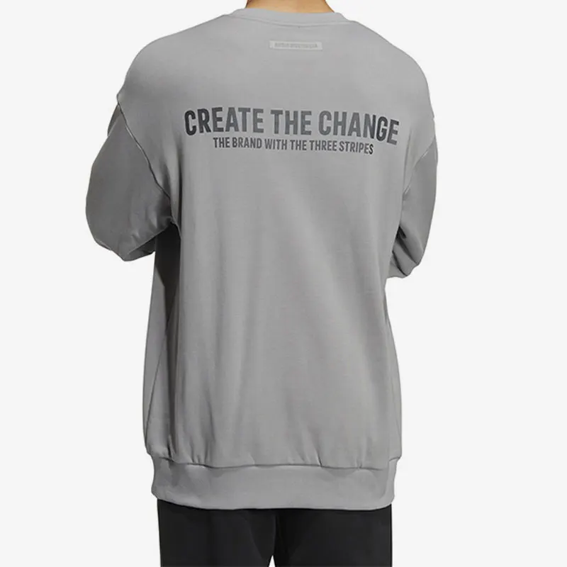 Adidas genuine M CREW SWEAT men's sports and fitness sweatshirt HZ7020