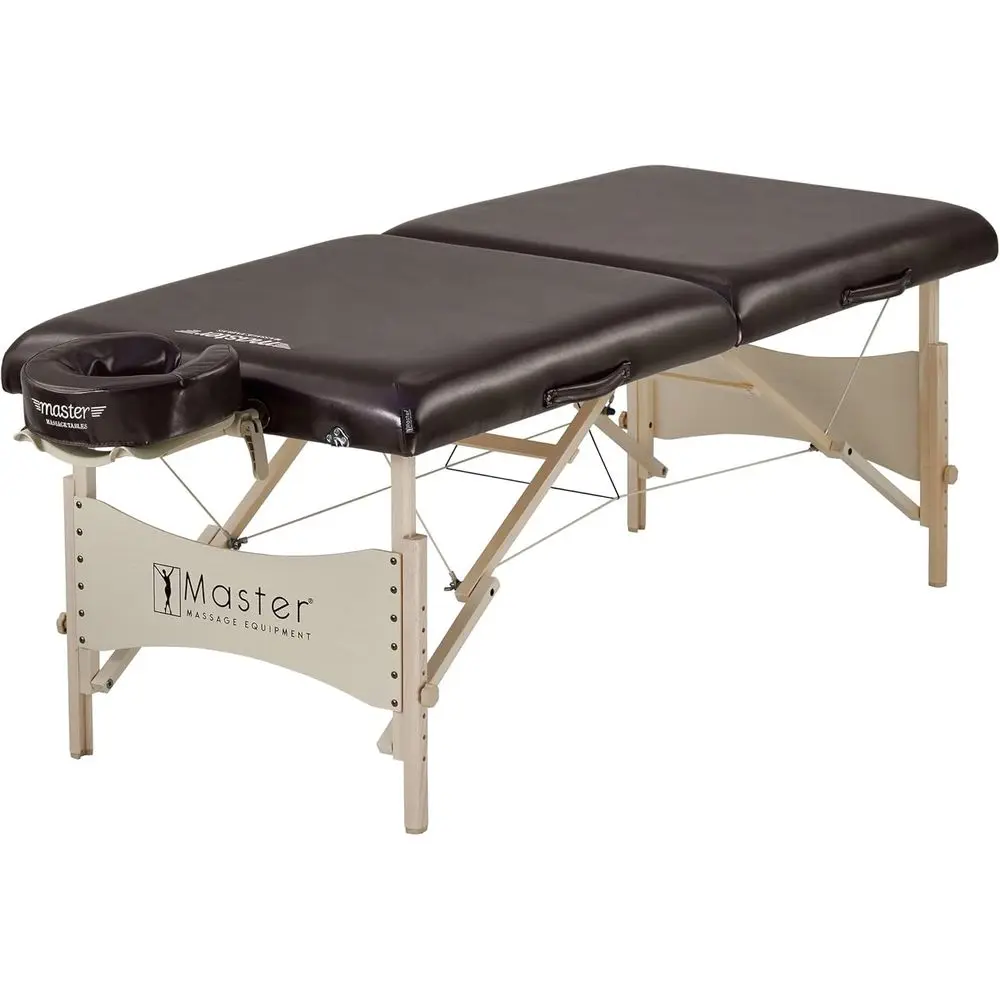 Portable 30 Inch Massage Table Package in Chocolate Luster Finish