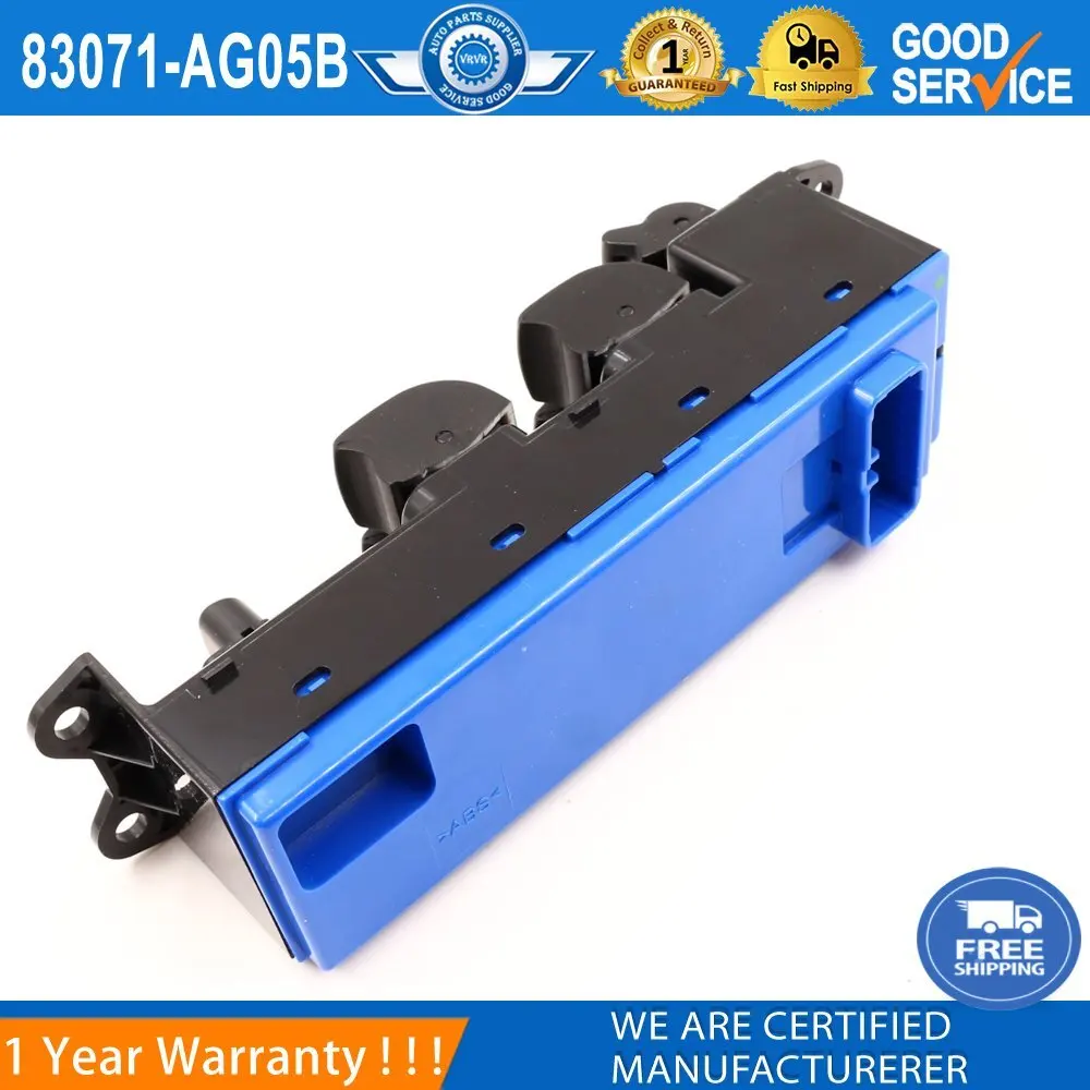 Power Window Switch Driver Side 83071AG05B For 2005 - 2009 for Subaru Legacy Legacy-