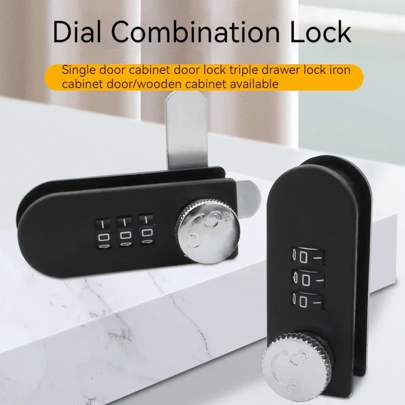 Cabinet Lock Zinc Alloy Combination Lock Security Home Automation Mailbox Anti-theft Apartment Sauna Room Cam Lock For Drawers