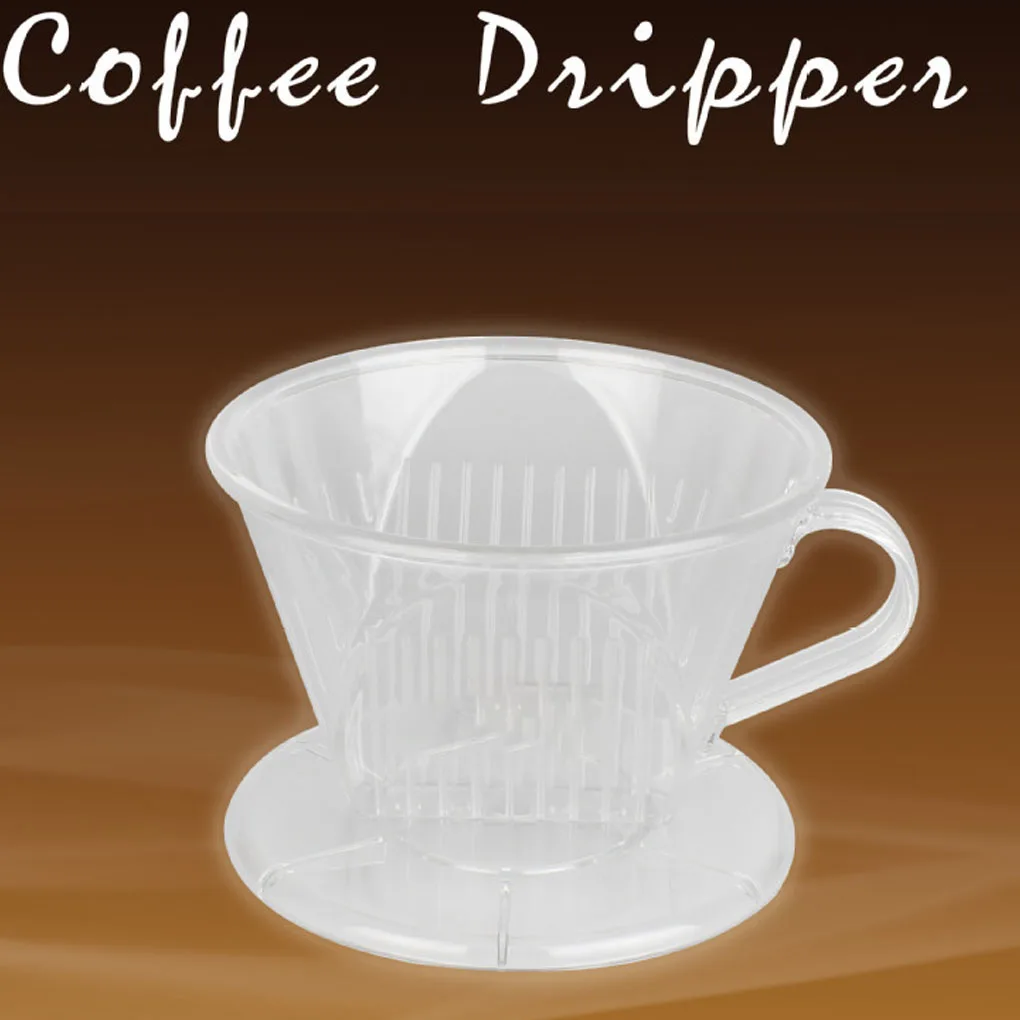 Filtro de cafetera en forma de cono, gotero reutilizable para servir tazas, gotero manual