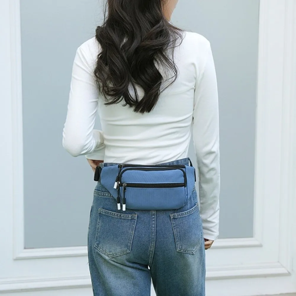 

Sports Style Crossbody Chest Bag Lightweight Multi-function Men Fanny Phone Pack Belt Pouch Bag Wear-resistant Running Waist Bag