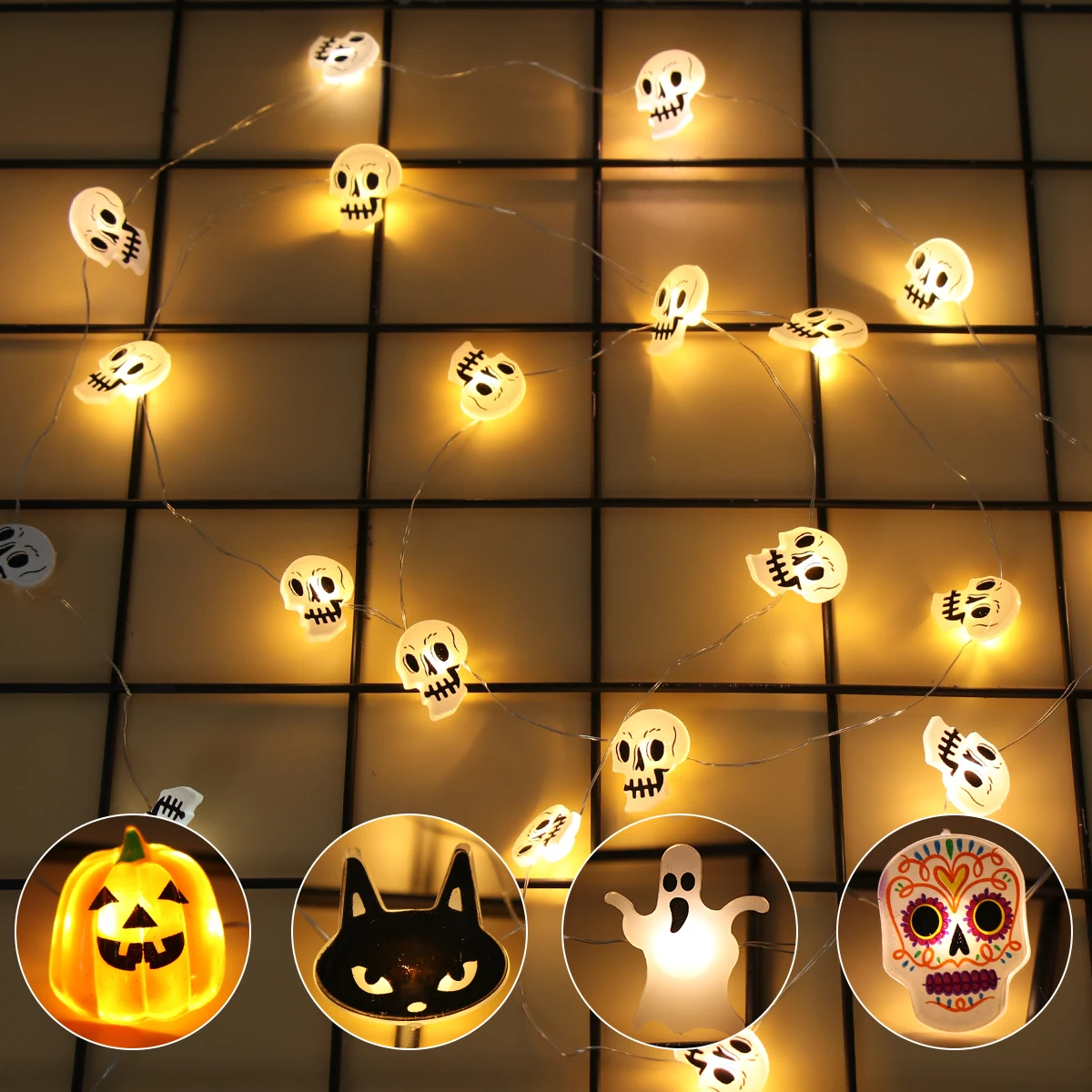 Halloween LED Light String Pum - Home Decor Lighting Tricks recensione e prezzo