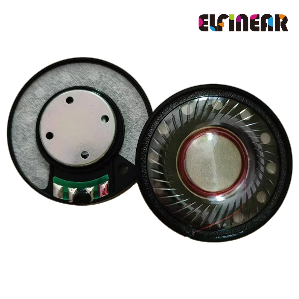 Elfinear 40mm DIY Headphone Drivers - Graphene, 16-Core/N35 & 20-Core/N52, Customizable Tuning, Mid-Low or Mid-High Focus