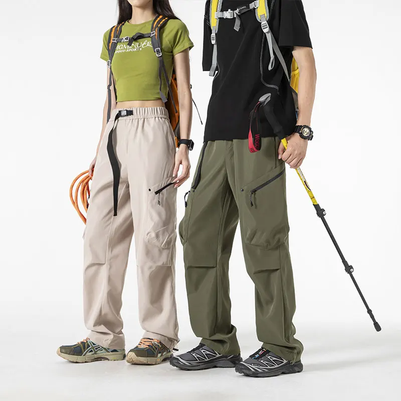 Men Sports Long Pant Loose Comfortable Breathable Running Fitness Casual Sport Solid Color Pant Casual Sport Pant Spring Autumn
