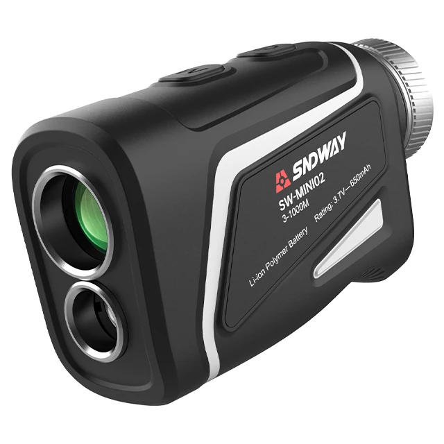 Sndway 1000m OEM  shooting Rangefinder multifunction Distance Meter Hunting digital color Screen Golf Laser Rangefinder