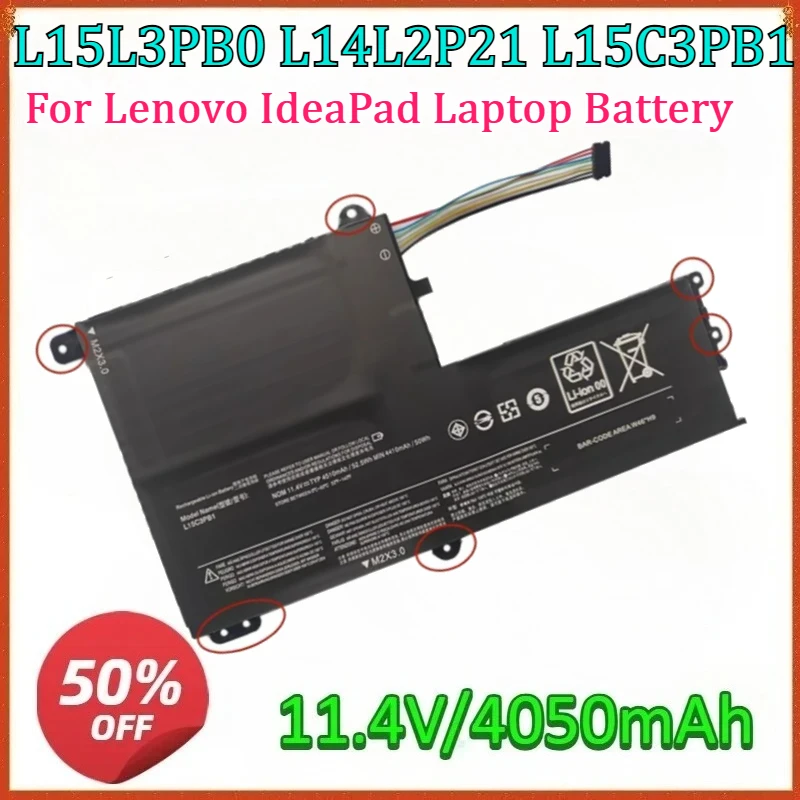 

L15M3PB0 L15C3PB1 L15L3PB0/1 Аккумулятор для Lenovo IdeaPad 320S-15AST 15IKB 15ISK 330S-14AST 14IKB 15ARR, FLEX 4 1480,520-14I