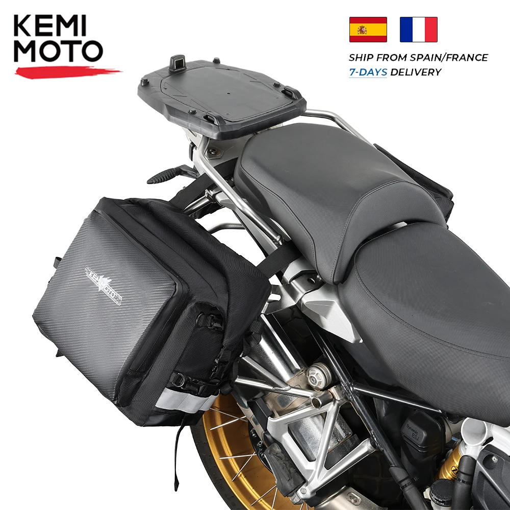 KEMIMOTO Motorrad-Satteltasche, wasserdichte Seitentaschen für BMW R1200GS R1250GS ADV, für Triumph Tiger 900, für Honda X-ADV Twin Africa