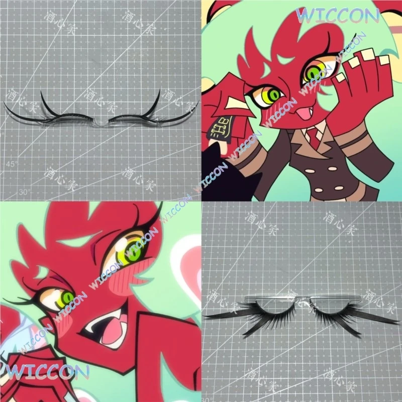 Daemon Cosplay Horns Anime PANTY & STOCKING With GARTERBELT Scanty Kneesocks Wig Long Hair Prop Women Halloween Roleplay