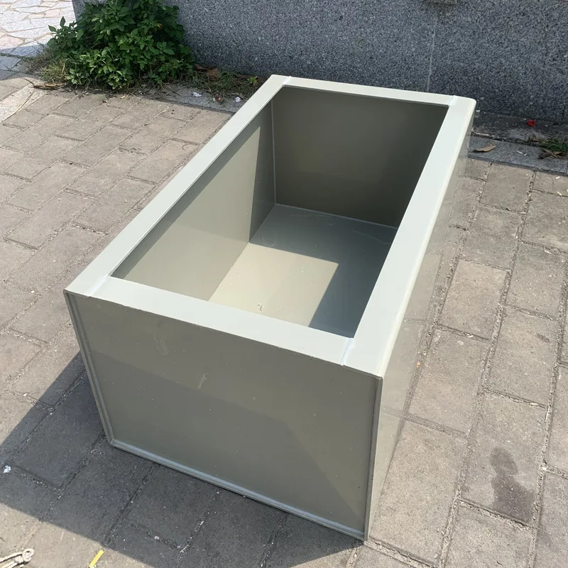 Thickened large fish pond pp plastic water tank for turtle fish box bending and forming grilled fish