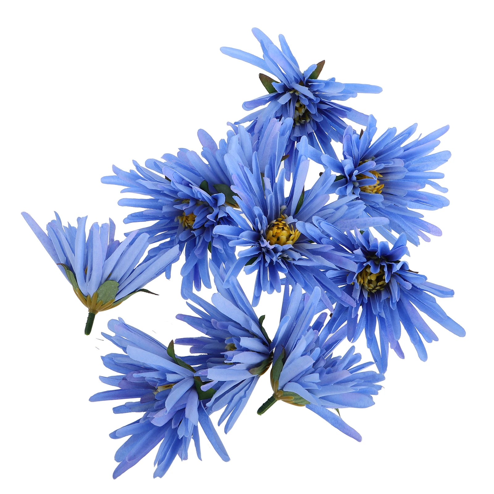 

10 Pcs Simulated Crab Claw Chrysanthemum Daisy Plants Fake Flower Hair Clips Realistic Long Lasting Versatile DIY Craft