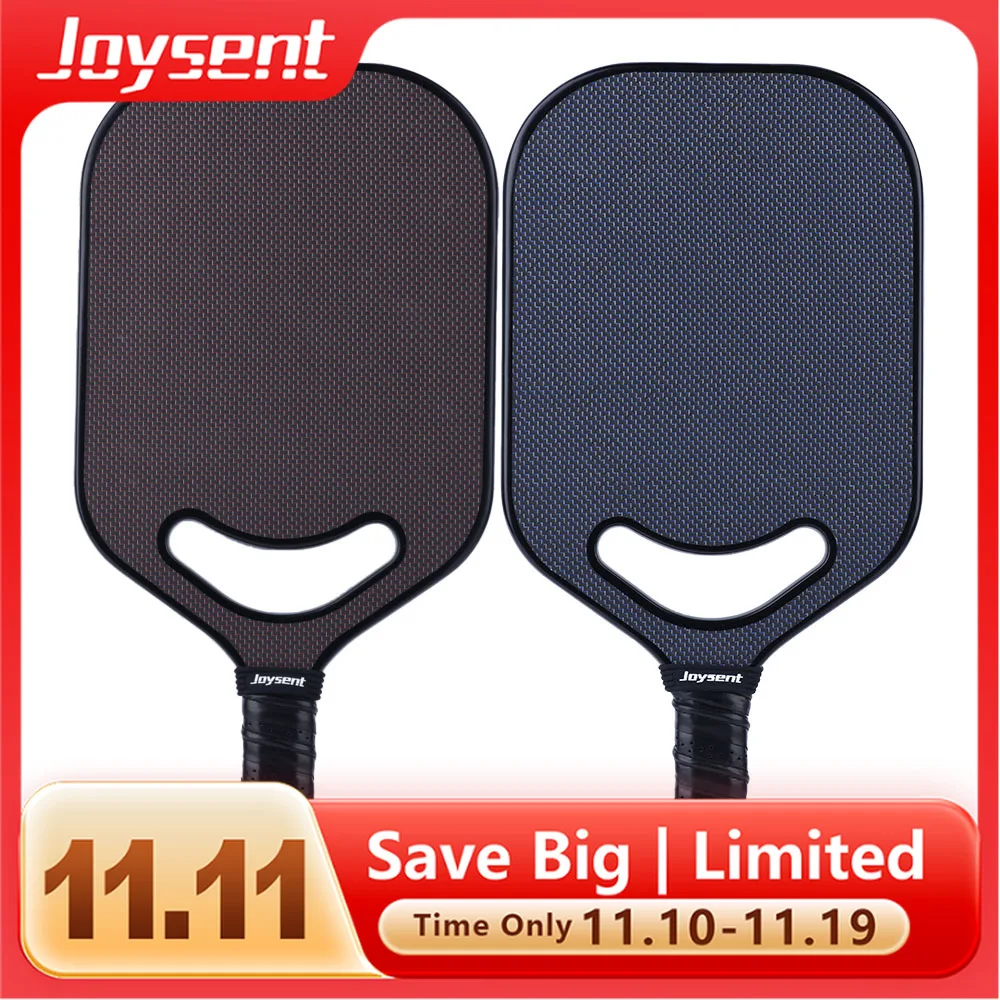 

Joysent Custom Pickleball Paddle с поверхностью из титанового волокна, термоформованная, легкая, прочная для мощности и контроля, полая