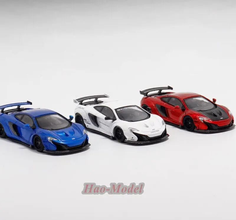 Star Modello 1/64 Per McLaren 650S LBWK Modello di Auto Pressofuso In Lega di Simulazione Per Bambini Giocattoli Ragazzi Regali Di Compleanno Hobby Display Collection