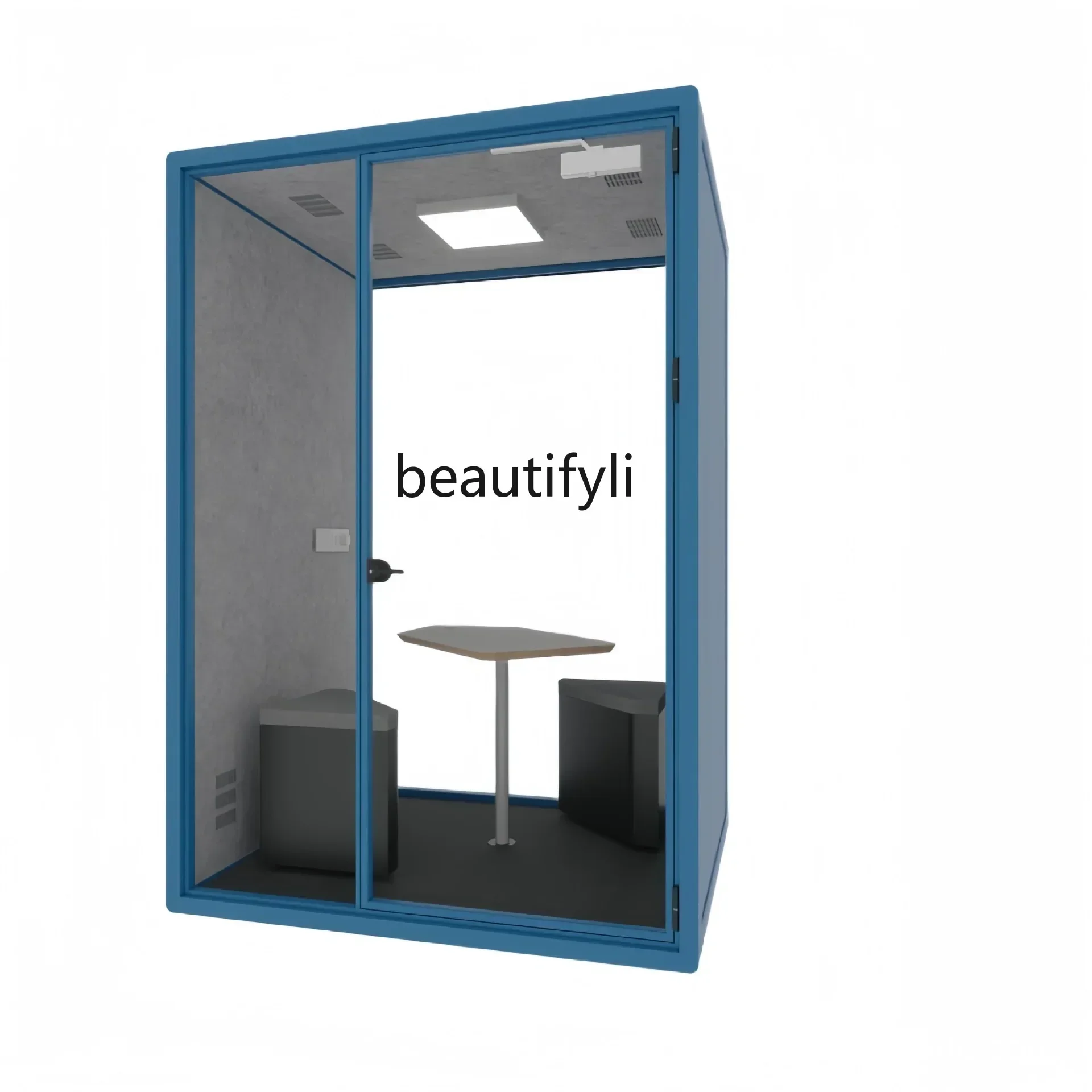 ss7486 SSSoundproof compartment Phone booth Shared office Silent compartment, negotiation cabin, mobile soundproof roomNew Light