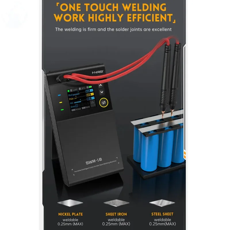 SWM-10 Portable Battery Spot Welder Professional Mini Handheld Welding Machine Digital LED 18650 Battery Pack Welding Tool