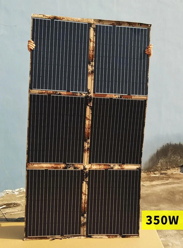 2022 New Custom Size 21V 350w Portable Solar Panels Blanket And Solar Generators For Outdoor Solar Energy System