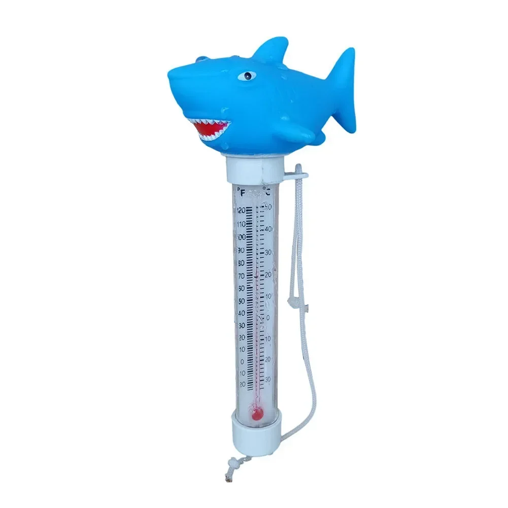 Para acuarios Termómetro de piscina inastillable Termómetro de piscina de PVC Propiedades inastillables Aplicaciones versátiles