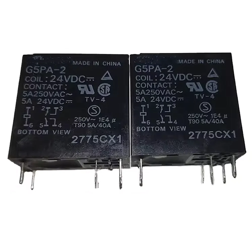 

10pcs/lot G5PA-2= G5PA-28 G5PA-2-12VDC G5PA-2-24VDC 5A 12VDC 24VDC new relay